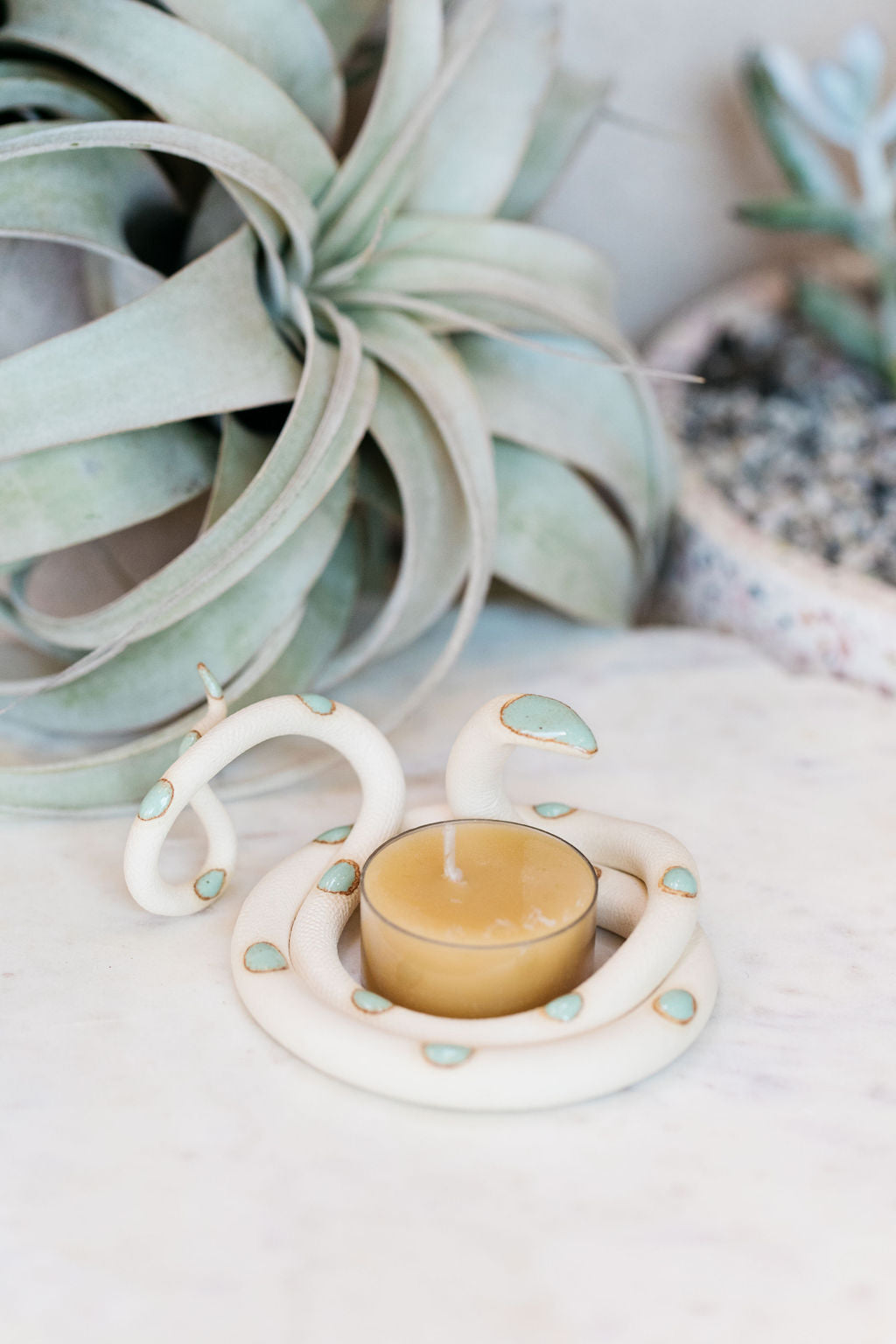 Ceramic Snake Tealight Holder-zoom-6