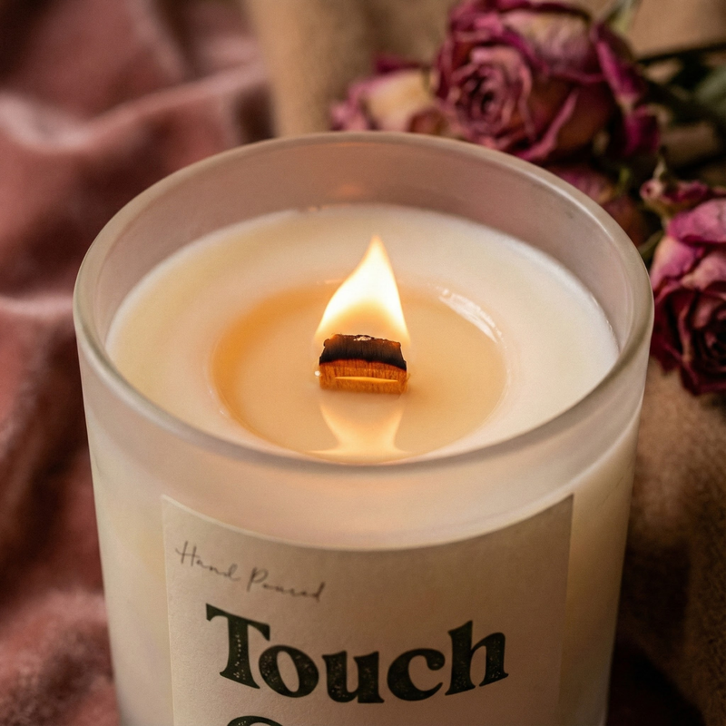 Touch Grass Beeswax Candle-zoom-