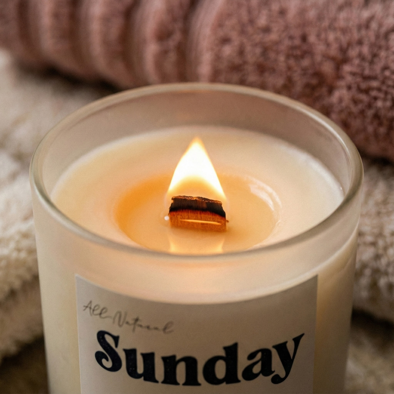 Sunday Reset Beeswax Candle-zoom-