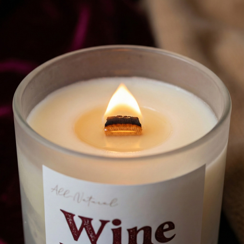 Wine Down Beeswax Candle-zoom-