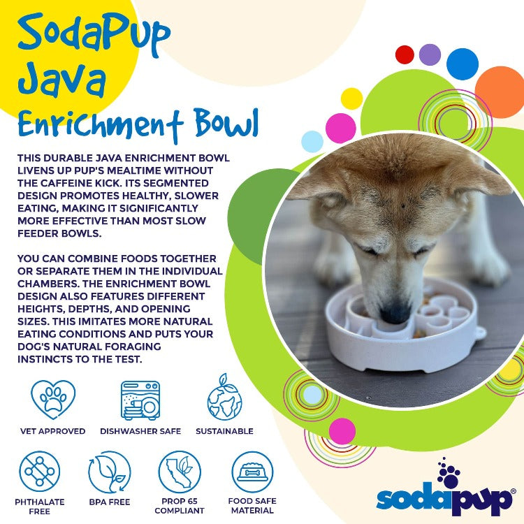 Java eBowl Deep Slow Feeder Dog Bowl-zoom-3