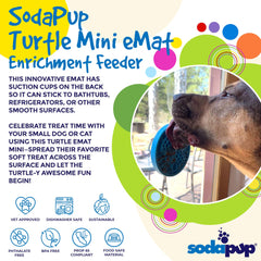 Turtle Mini Lick Mat with Suction Cups for Dogs and Cats - Aware House