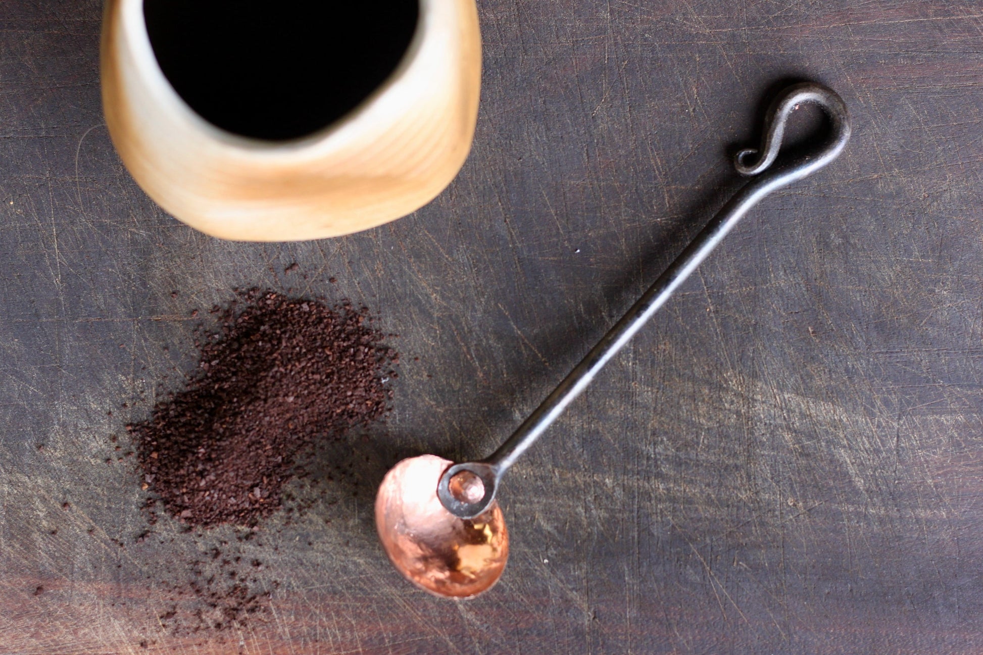 Metal Coffee Scoop | Copper & Steel 1 Tbsp-9