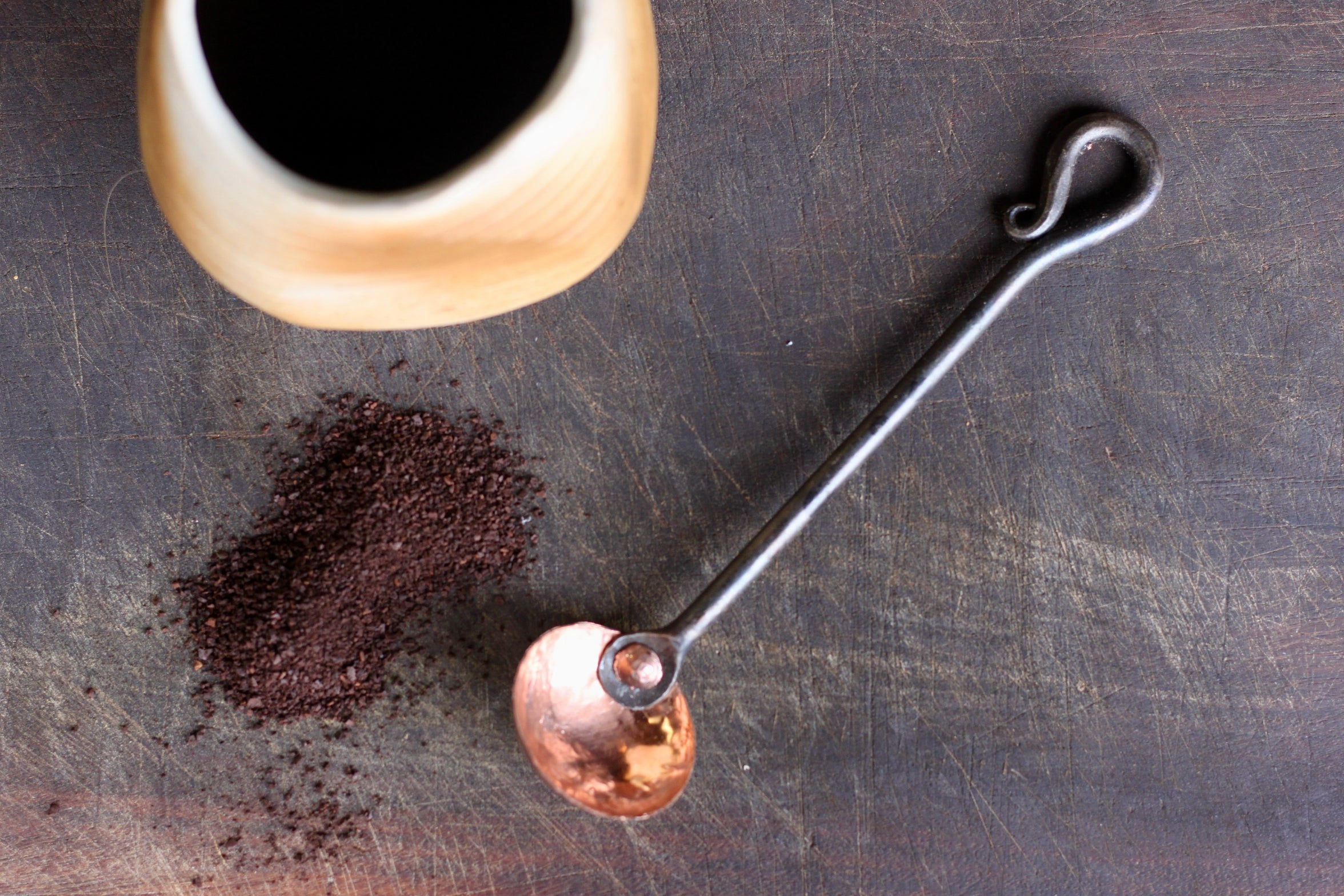 Metal Coffee Scoop | Copper & Steel 1 Tbsp-zoom-9