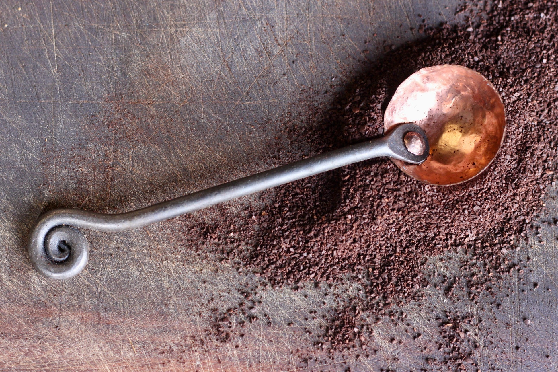 Metal Coffee Scoop | Copper & Steel 1 Tbsp-7