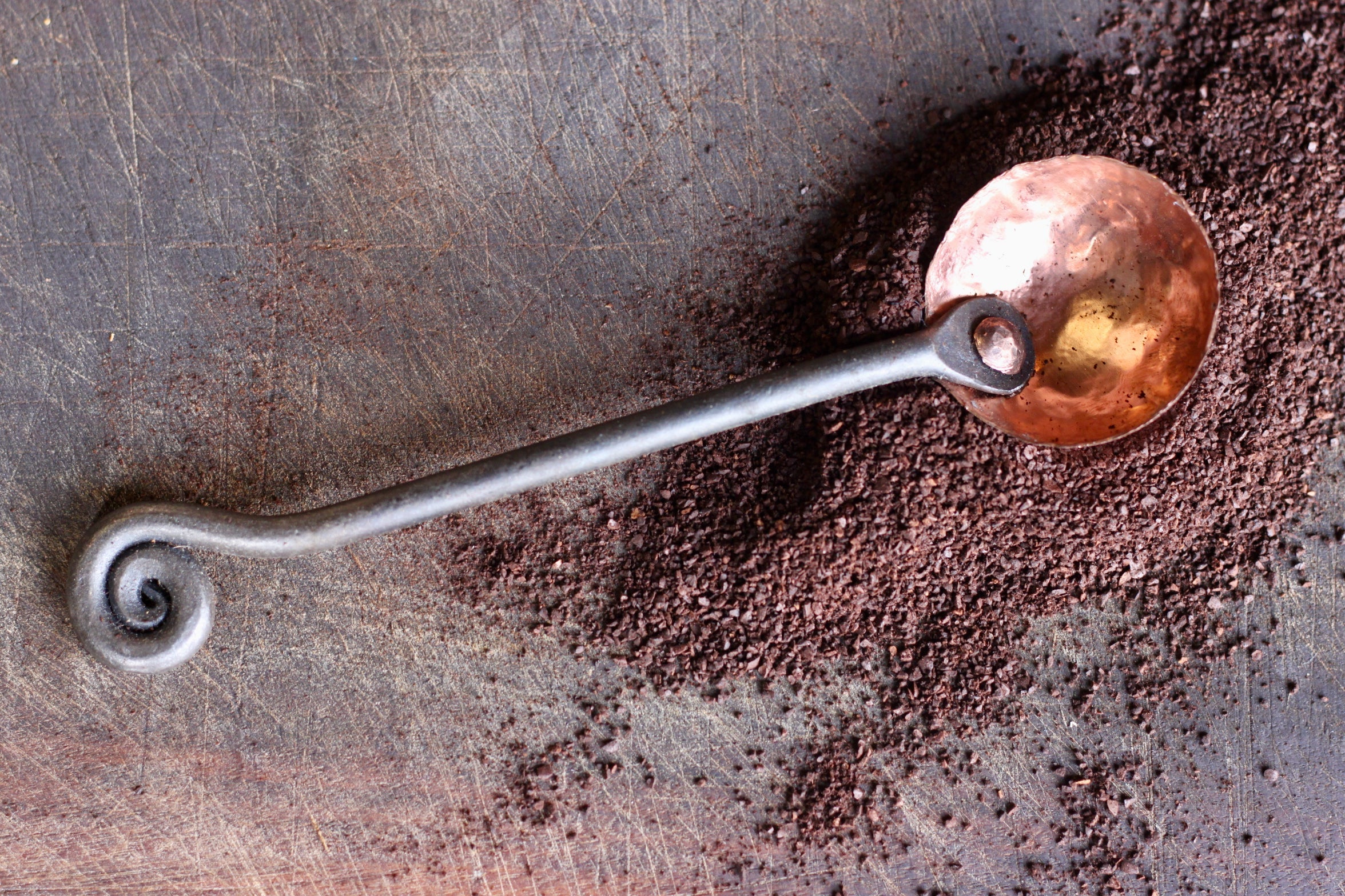 Metal Coffee Scoop | Copper & Steel 1 Tbsp-zoom-7