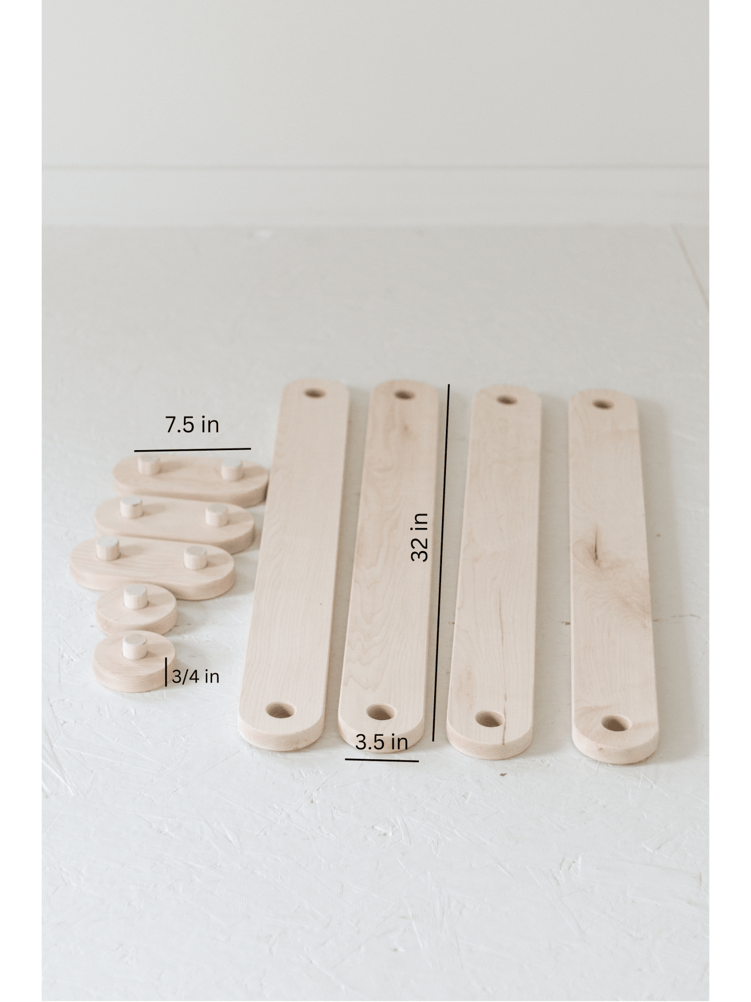 Wooden Balance Beams Set | Kids Stepping Stones - Aware House