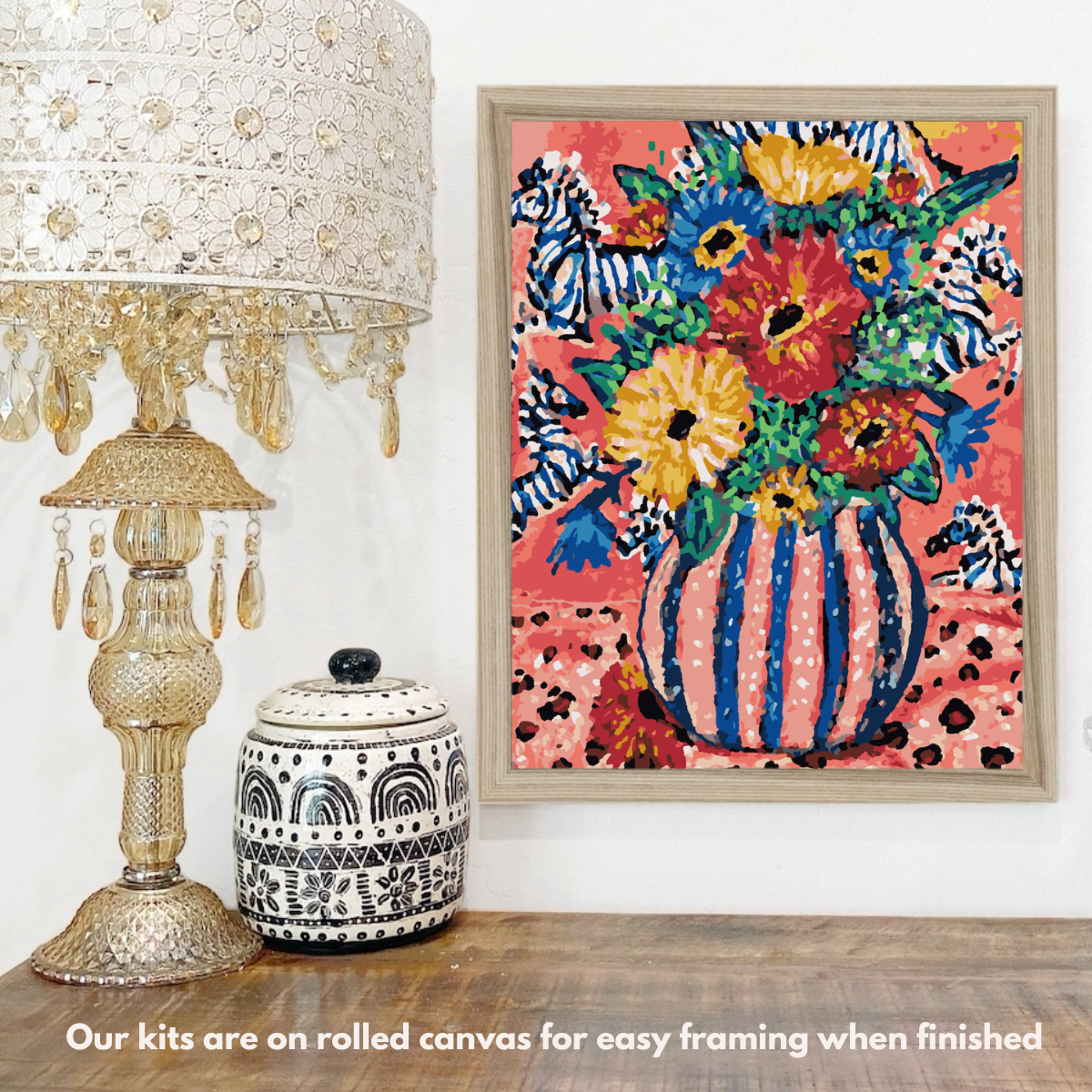 Everything Is Going To Be Ok Bouquet Paint by Numbers Kit