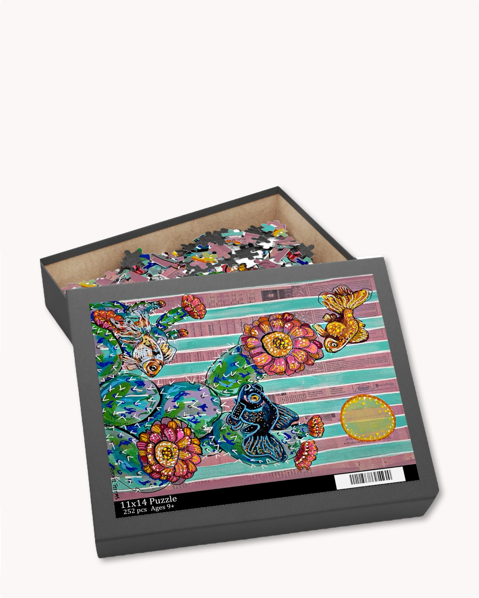 Cactus Goldfish Puzzle-zoom-2