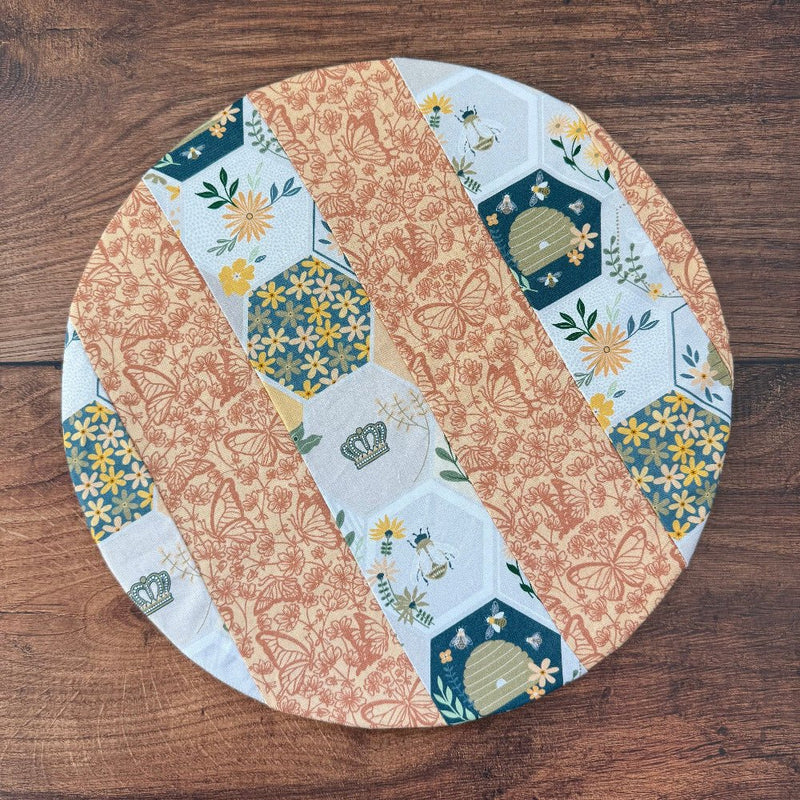 Medium Reusable Cotton Bowl & Banneton Cover | Eco-Friendly Kitchen Cover-zoom-