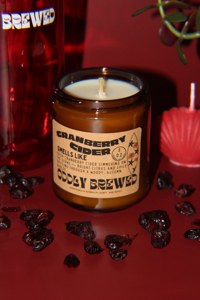 Cranberry Cider Soy Candle-zoom-