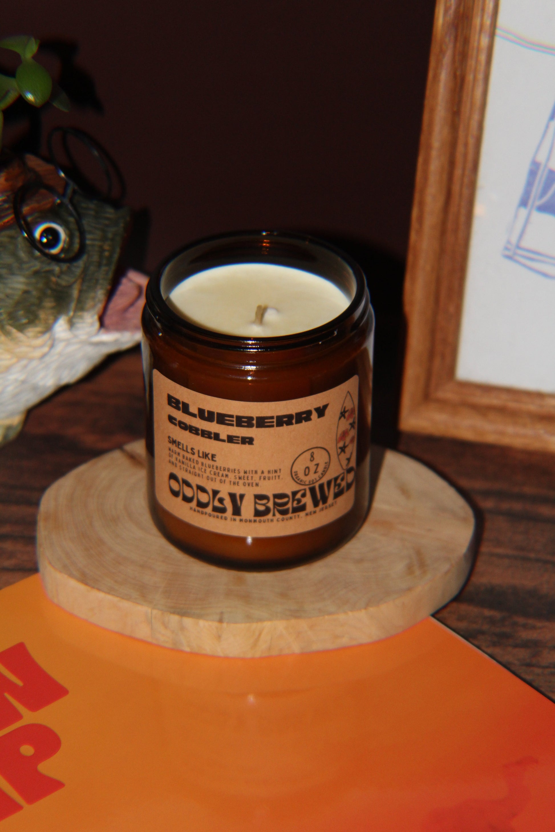 Blueberry Cobbler Soy Candle-1
