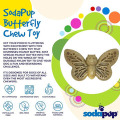Butterfly Nylon Chew & Enrichment Toy - Aware House