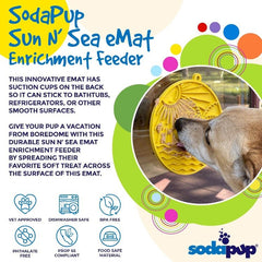 Sun n’ Sea Lick Mat with Suction Cups for Dogs & Cats - Aware House