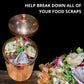 Copper Kitchen Compost Bin