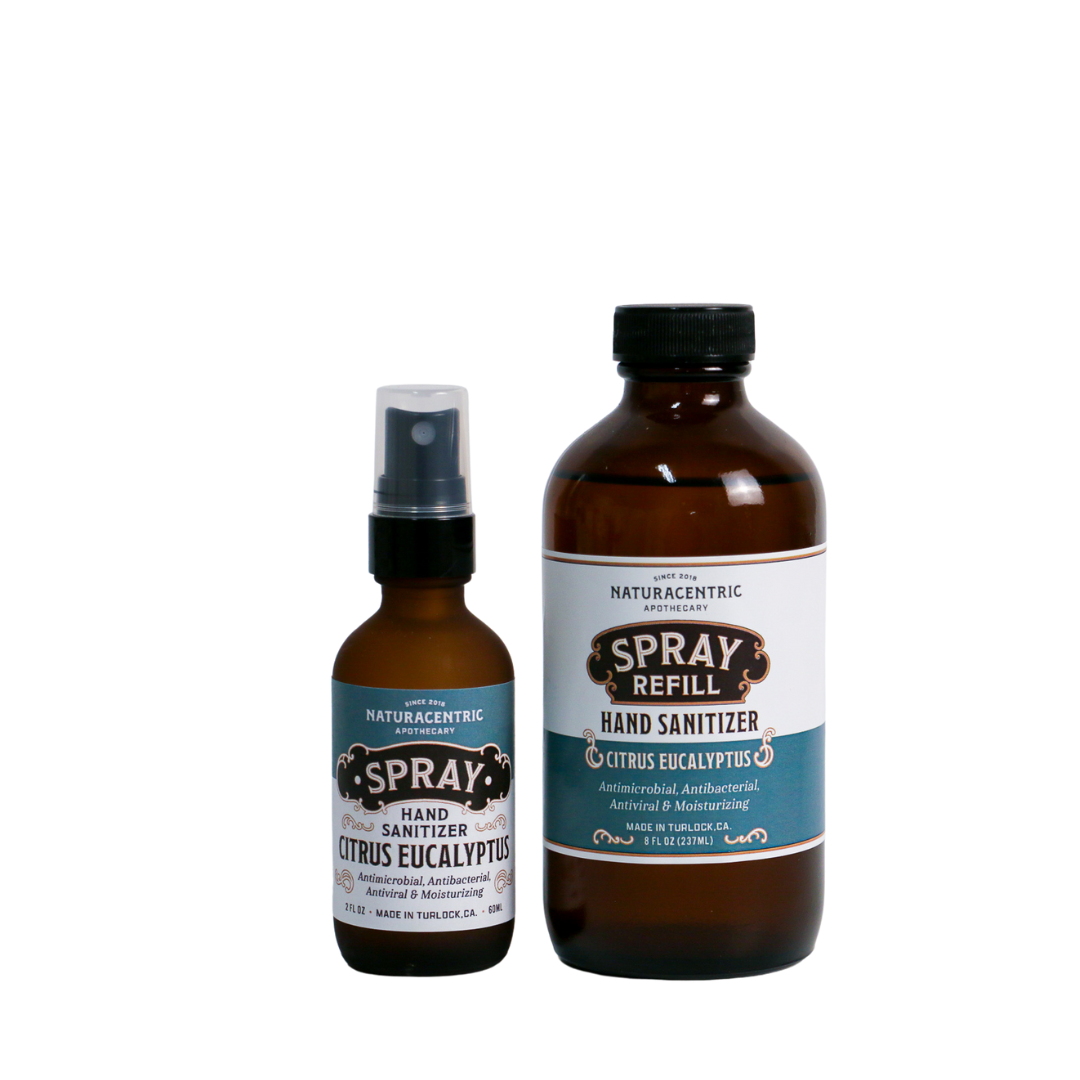 Citrus Eucalyptus Essential Oil Based Hand Sanitizer Spray-zoom-1