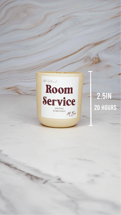 Room Service Beeswax Candle - Aware House - MBur Candle Co. -