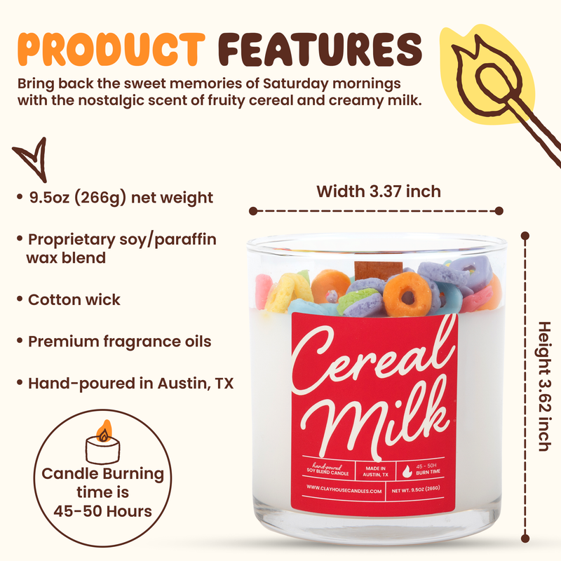 Cereal Milk Container Candle-zoom-