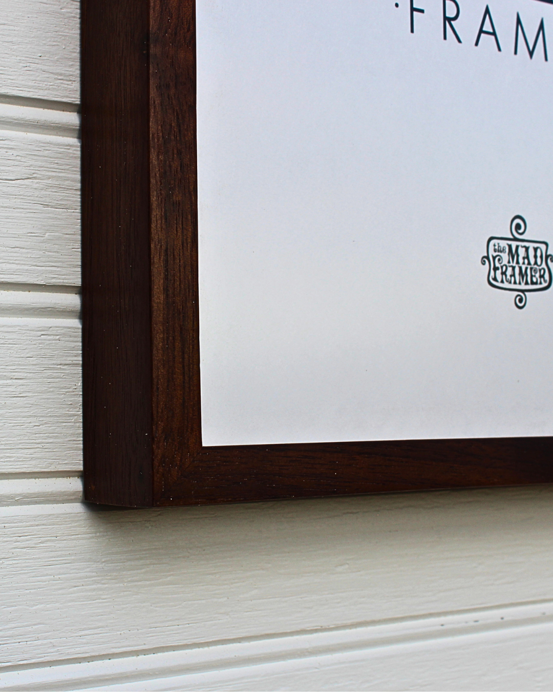 Classic Museum Frame with Backing Strainer