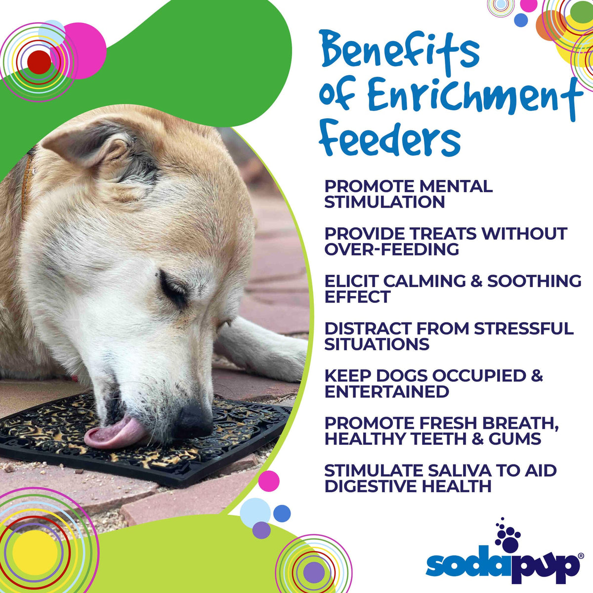 Zombie eMat - Enrichment Lick Mat for Dogs and Cats | Halloween Skull Design | SodaPup-zoom-6