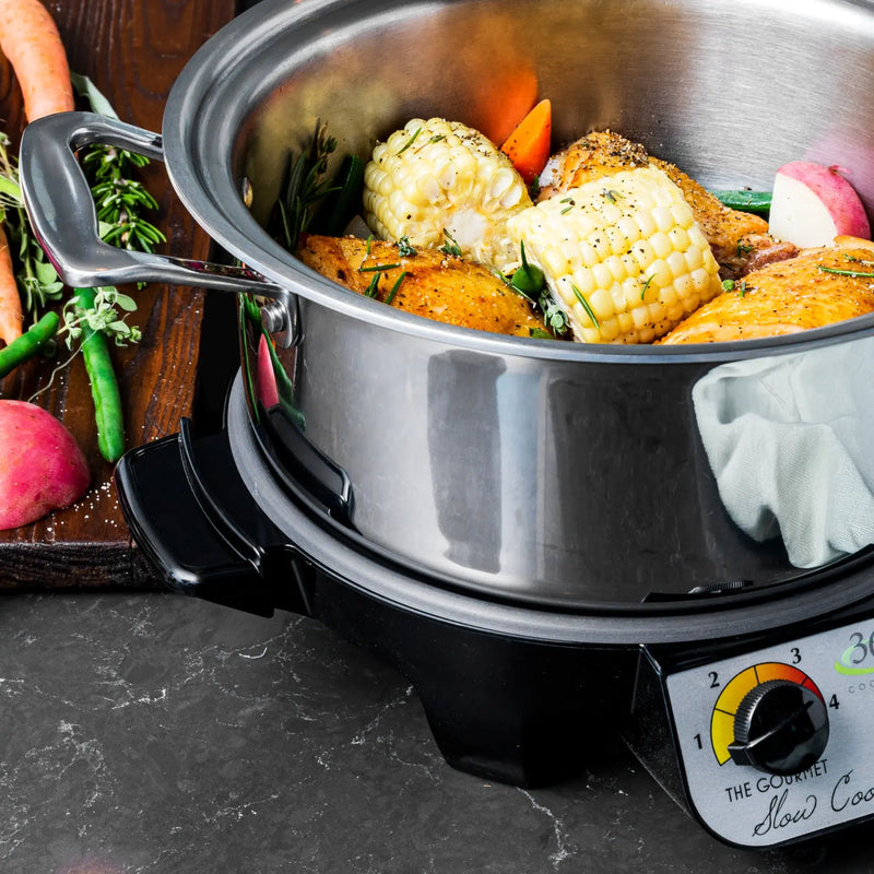 4 Quart Slow Cooker Set-zoom-