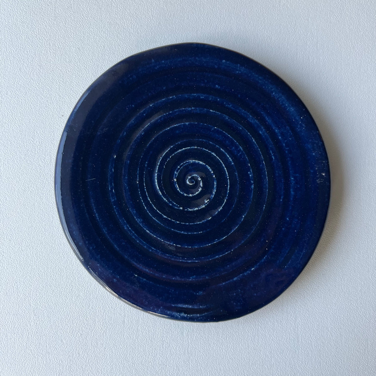 Blue Ceramic Spoon Rest