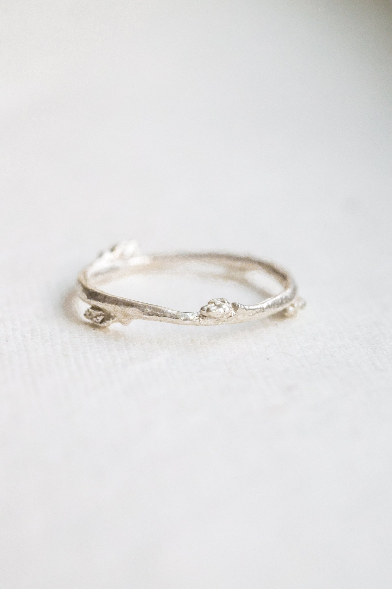 Budding Twig Ring | Recycled Sterling Silver - Aware House