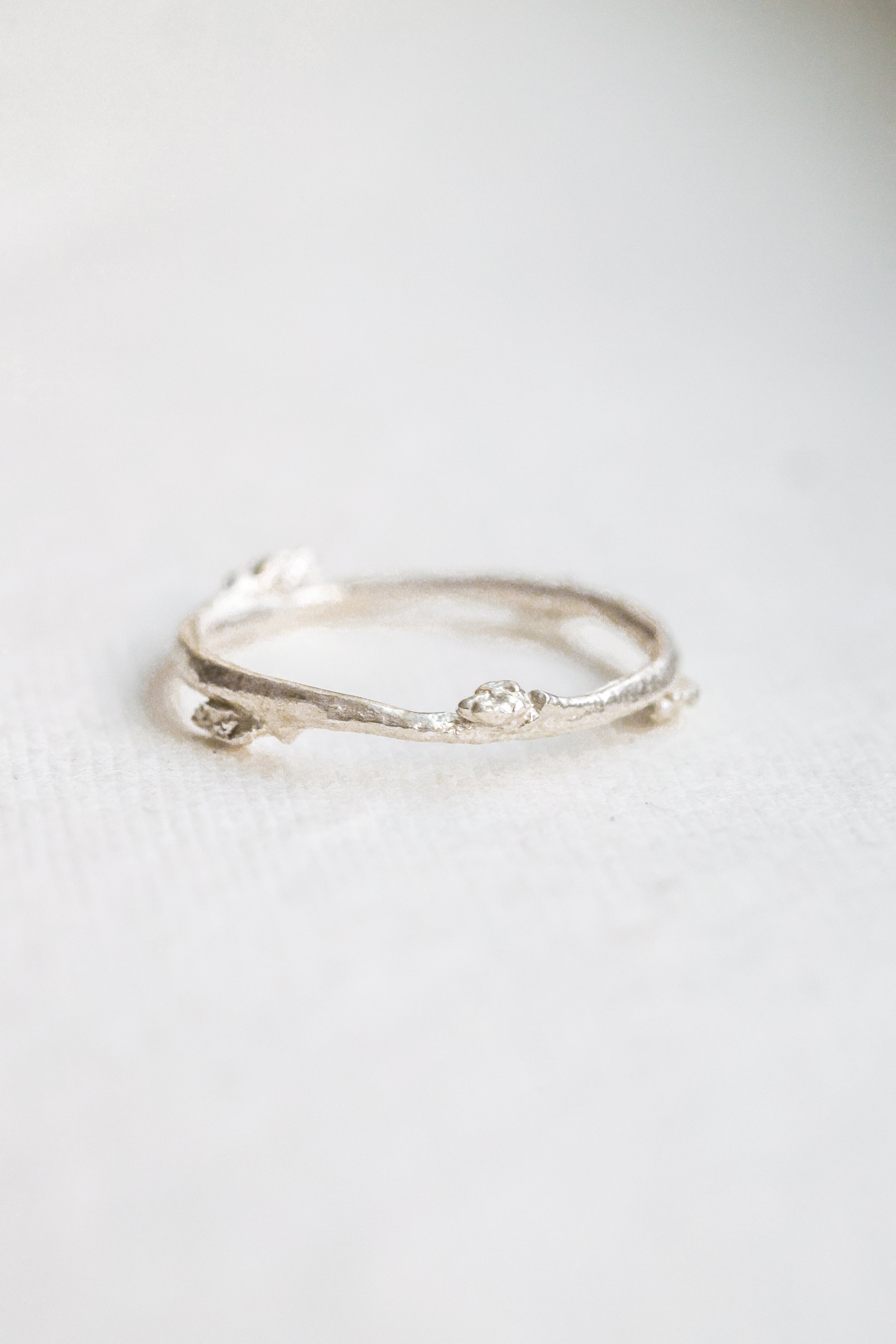 Budding Twig Ring | Recycled Sterling Silver