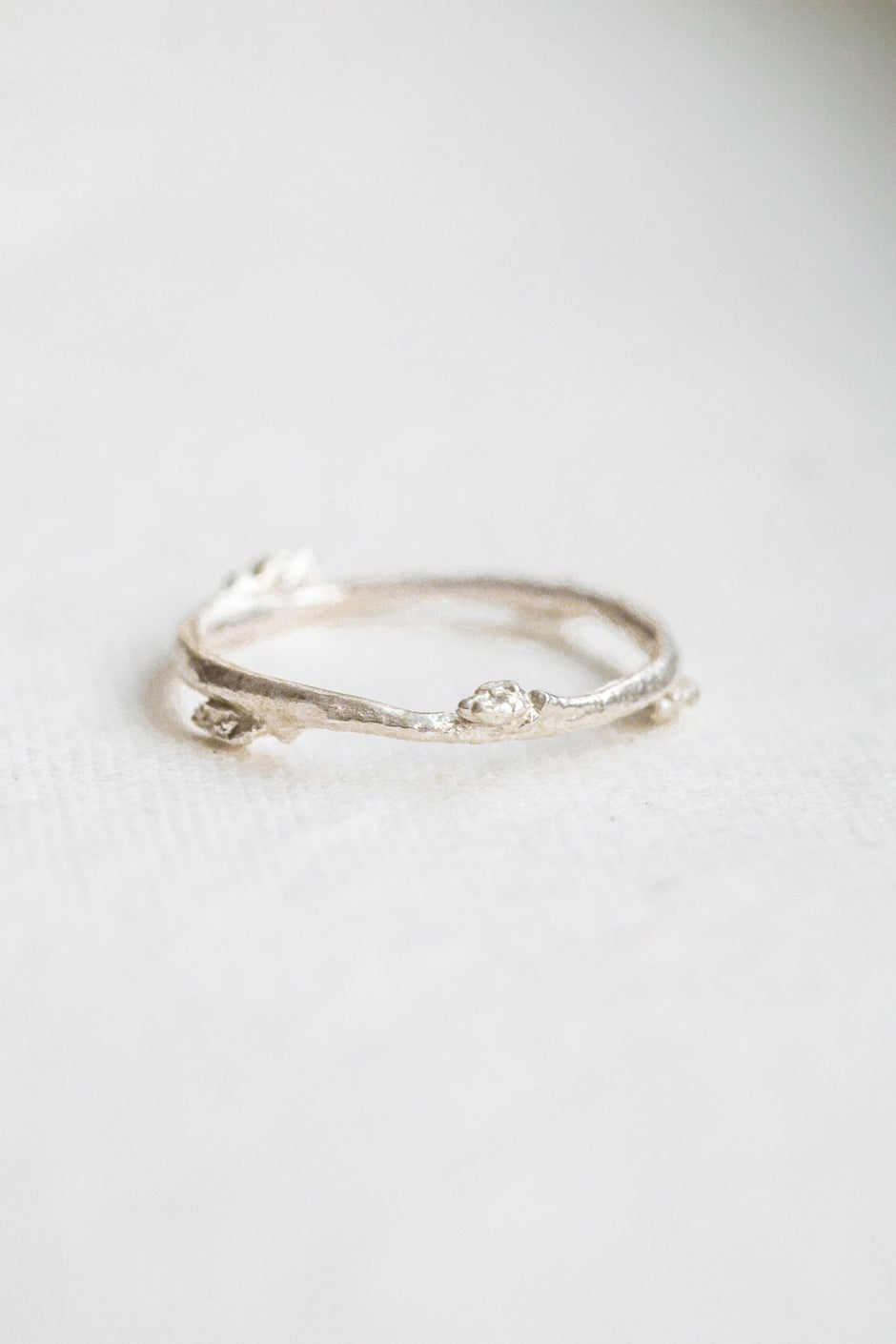 Budding Twig Ring | Recycled Sterling Silver - Aware House