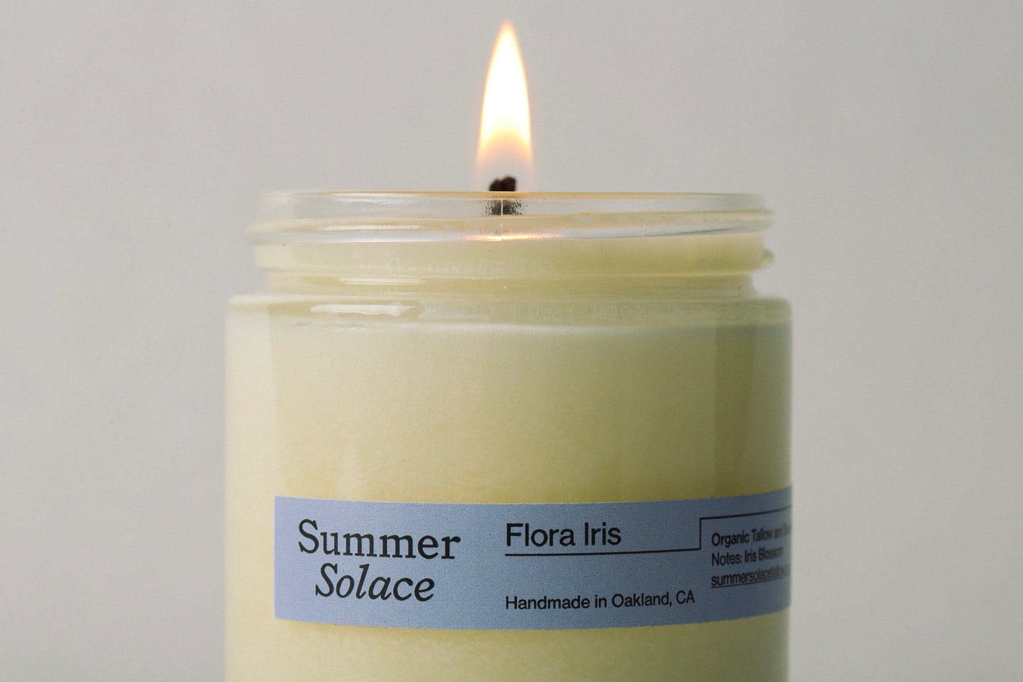 Flora Iris Tallow Candle