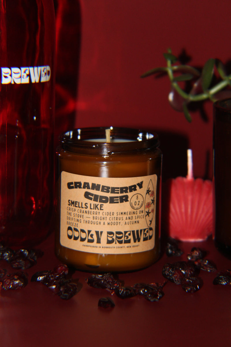 Cranberry Cider Soy Candle-zoom-