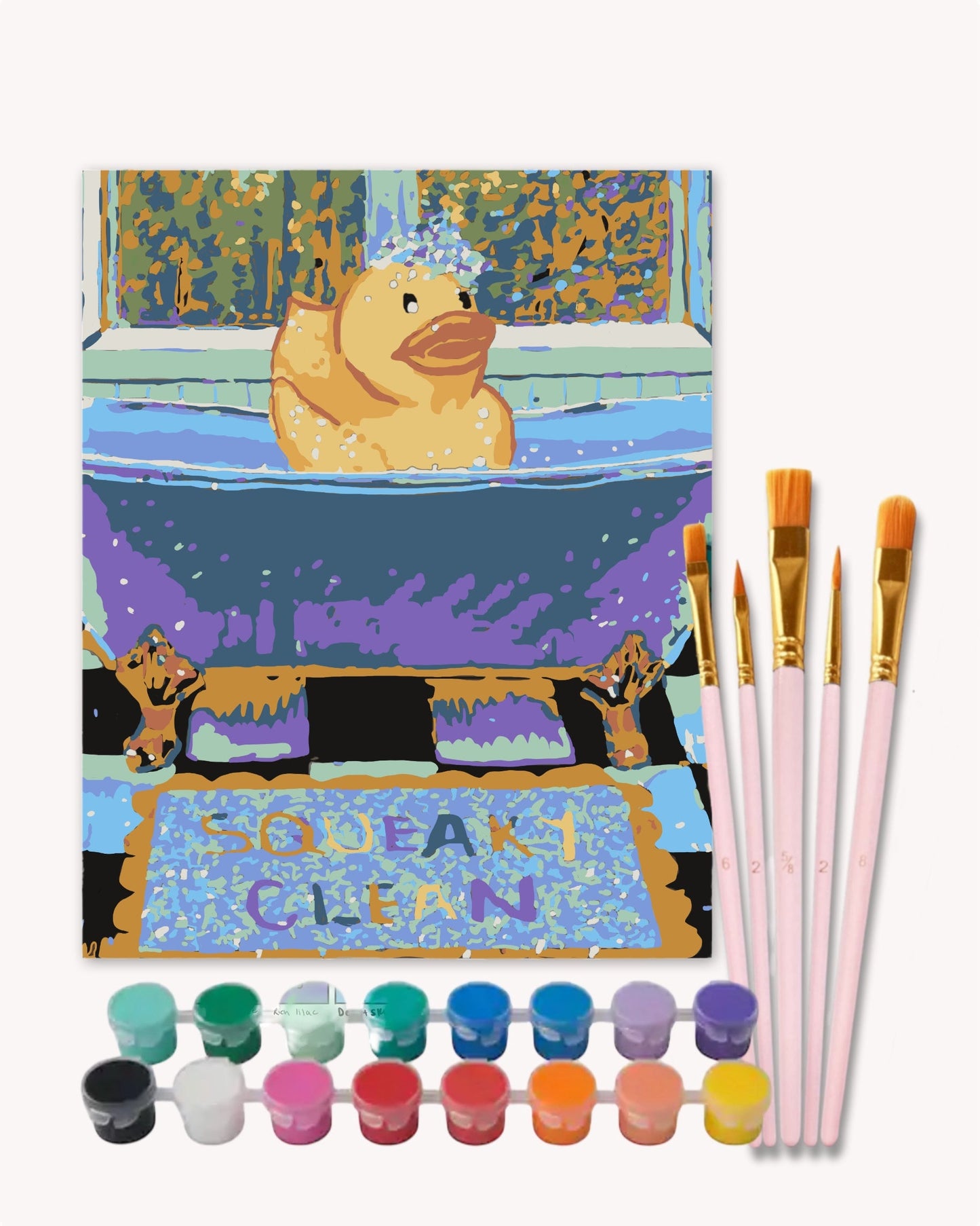 Squeaky Clean Paint by Numbers Kit