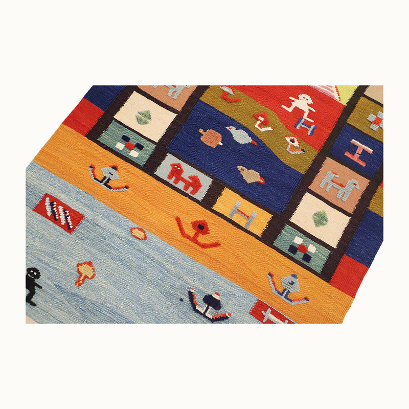 Wonder Road Kids Rug | Handmade Wool Rug for Nursery, Playrooms & Children’s Rooms-zoom-