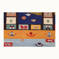 Wonder Road Kids Rug | Handmade Wool Rug for Nursery, Playrooms & Children’s Rooms - Aware House