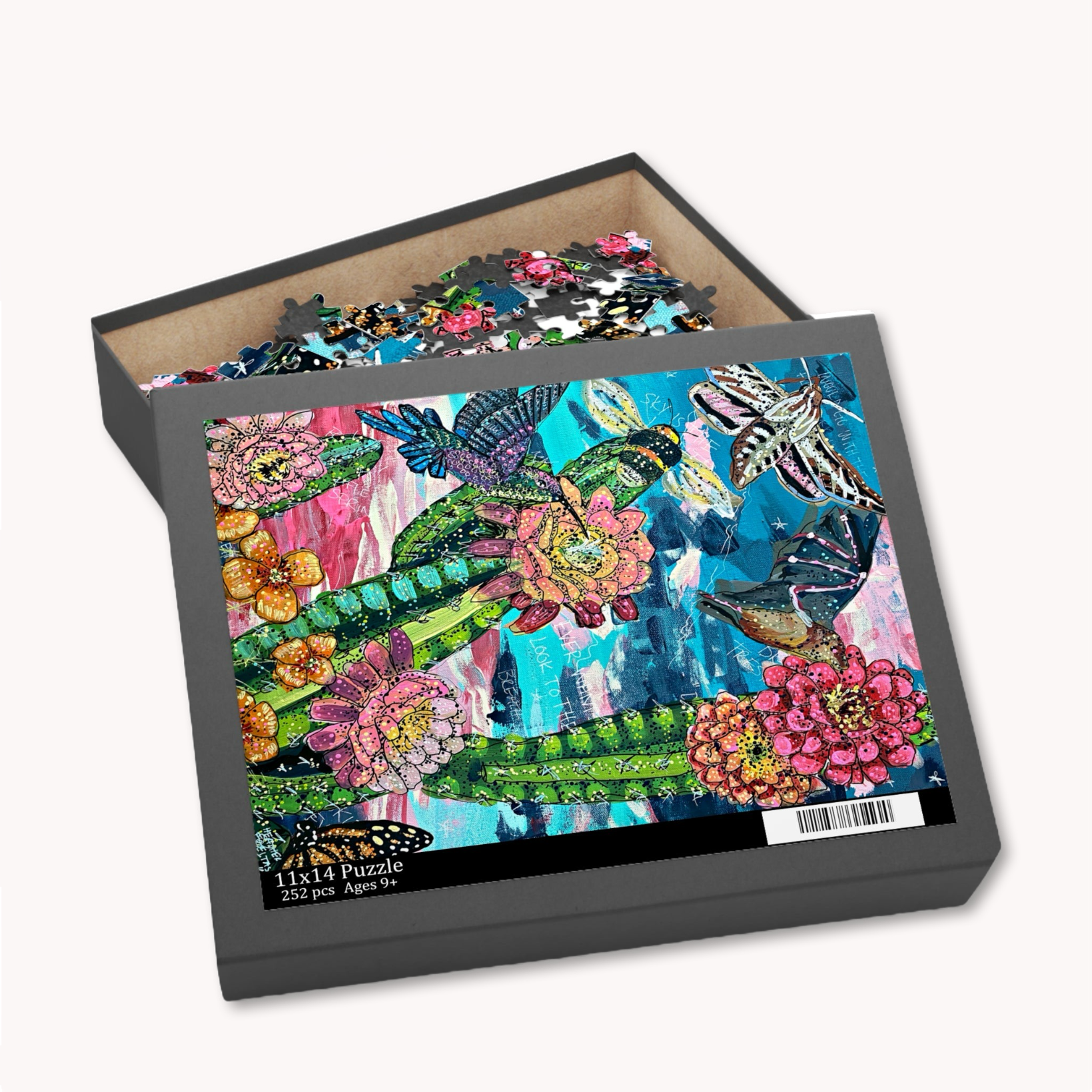 Twilight Desert Pollinators Puzzle - Aware House - Heather Freitas - 