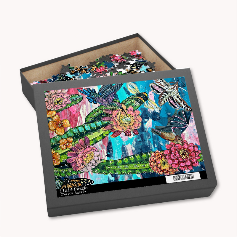 Twilight Desert Pollinators Puzzle-zoom-