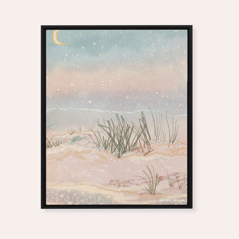 Salt | Framed Fine Art Canvas Print | Multiple Sizes-zoom-