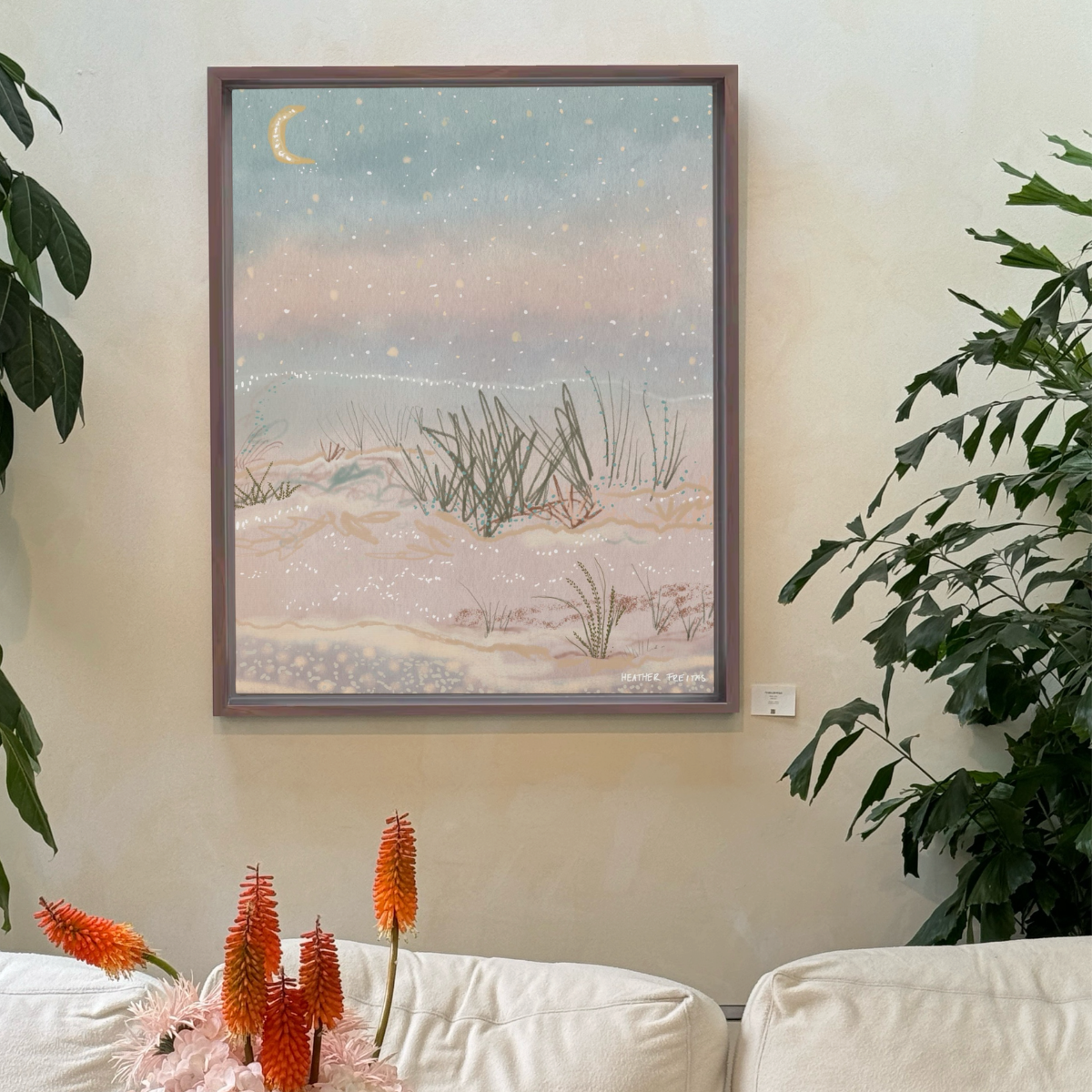Salt | Framed Fine Art Canvas Print | Multiple Sizes-zoom-3