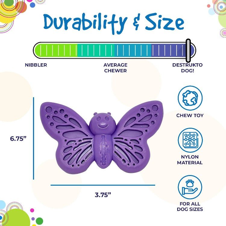 Butterfly Nylon Chew & Enrichment Toy - Aware House