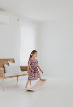 Wooden Balance Board | Toddler Rocker Board - Aware House