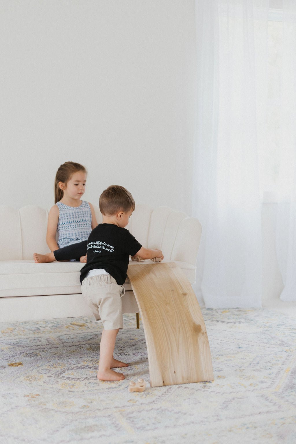 Wooden Balance Board | Toddler Rocker Board - Aware House