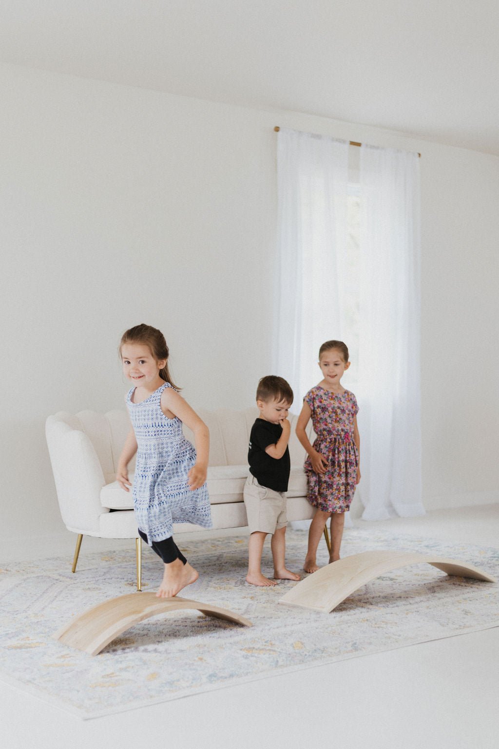 Wooden Balance Board | Toddler Rocker Board - Aware House