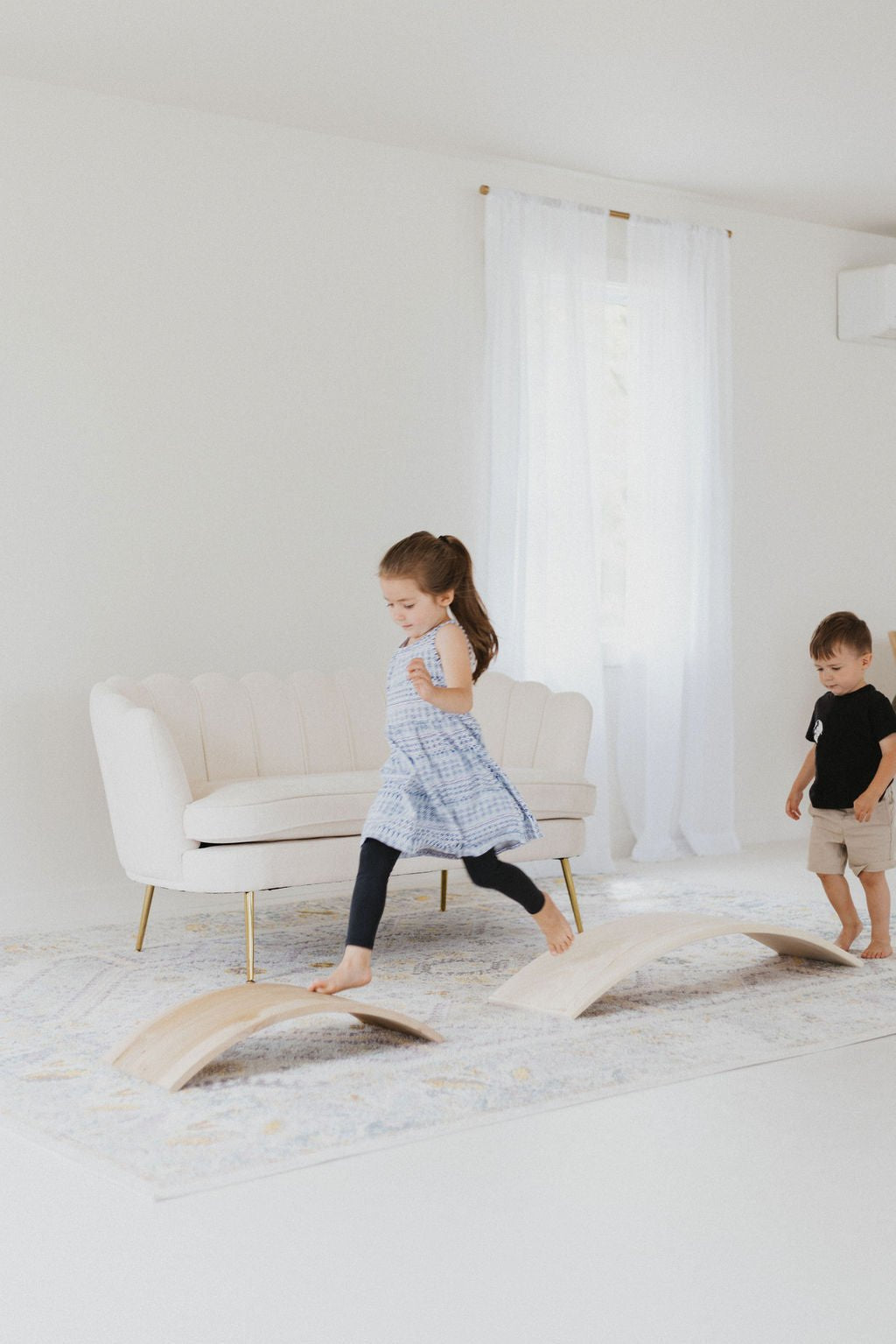 Wooden Balance Board | Toddler Rocker Board - Aware House