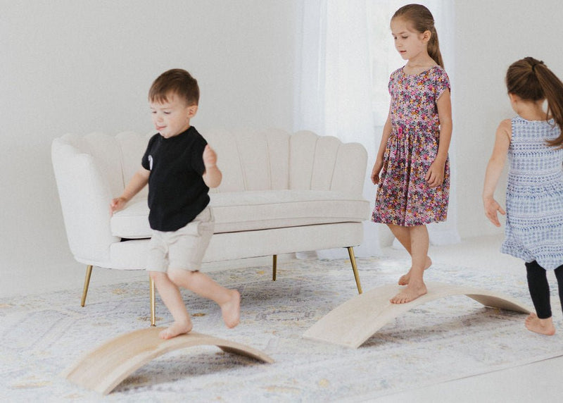 Wooden Balance Board | Toddler Rocker Board-zoom-