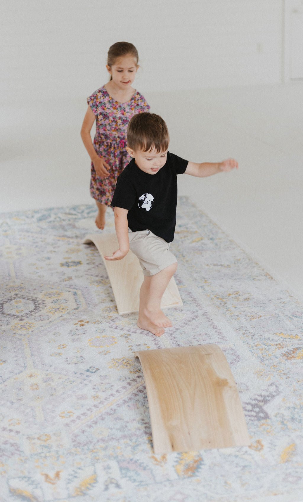 Wooden Balance Board | Toddler Rocker Board - Aware House