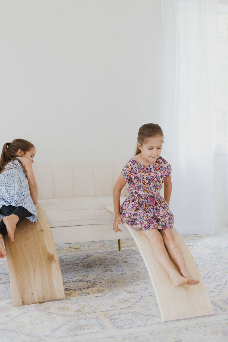 Wooden Balance Board | Toddler Rocker Board-zoom-