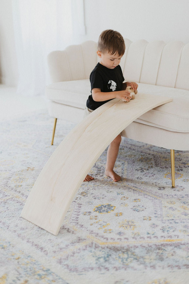 Wooden Balance Board | Toddler Rocker Board-zoom-