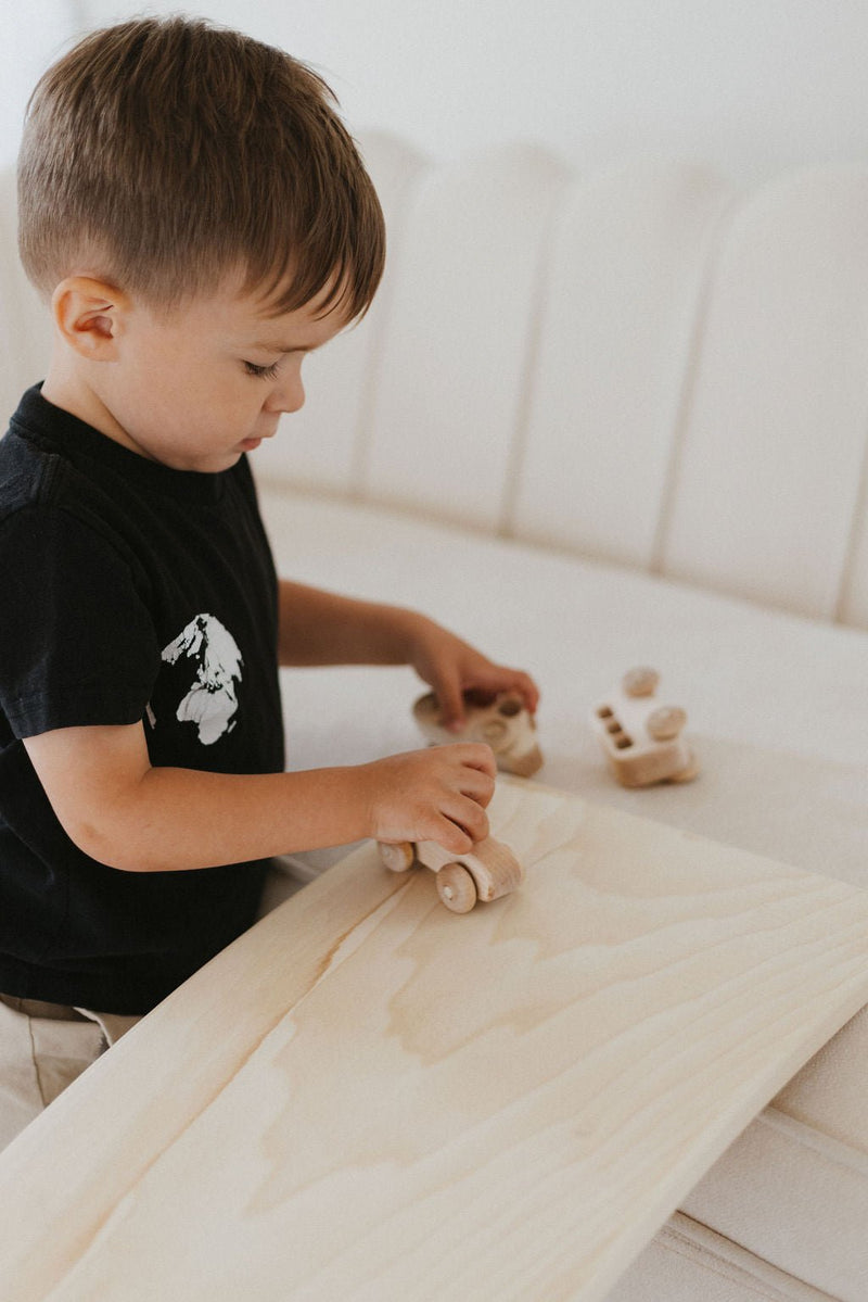 Wooden Balance Board | Toddler Rocker Board-zoom-
