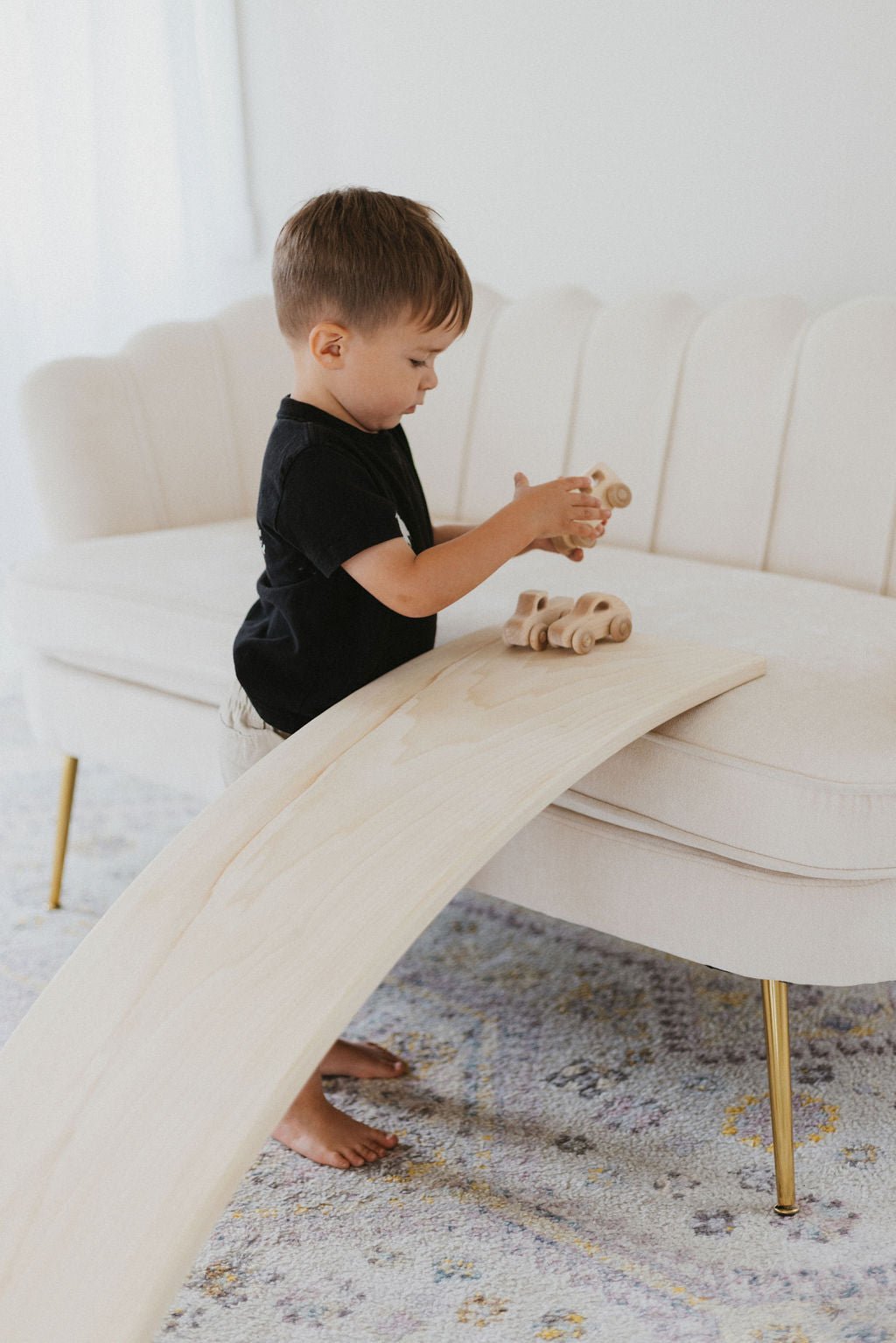 Wooden Balance Board | Toddler Rocker Board - Aware House