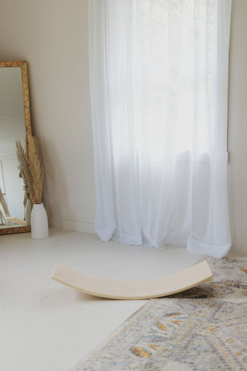 Wooden Balance Board | Toddler Rocker Board-zoom-